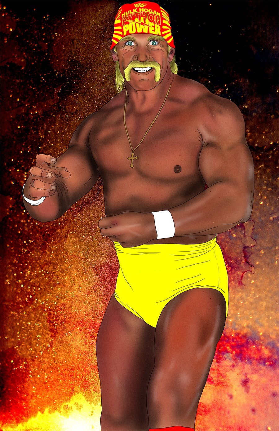 Hulk Hogan Background Mobile iPhone