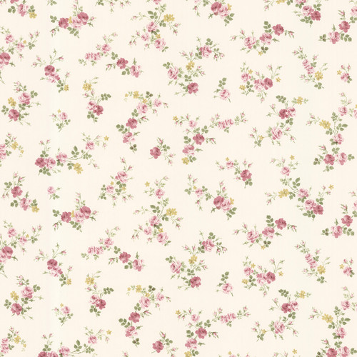 Brewster Home Fashions Dollhouse Fiona Sprigs Floral Toss Wallpaper