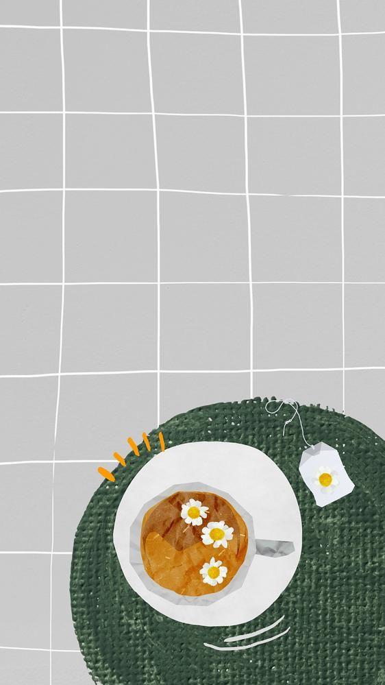 Premium Image Of Chamomile Tea Cup Phone Wallpaper