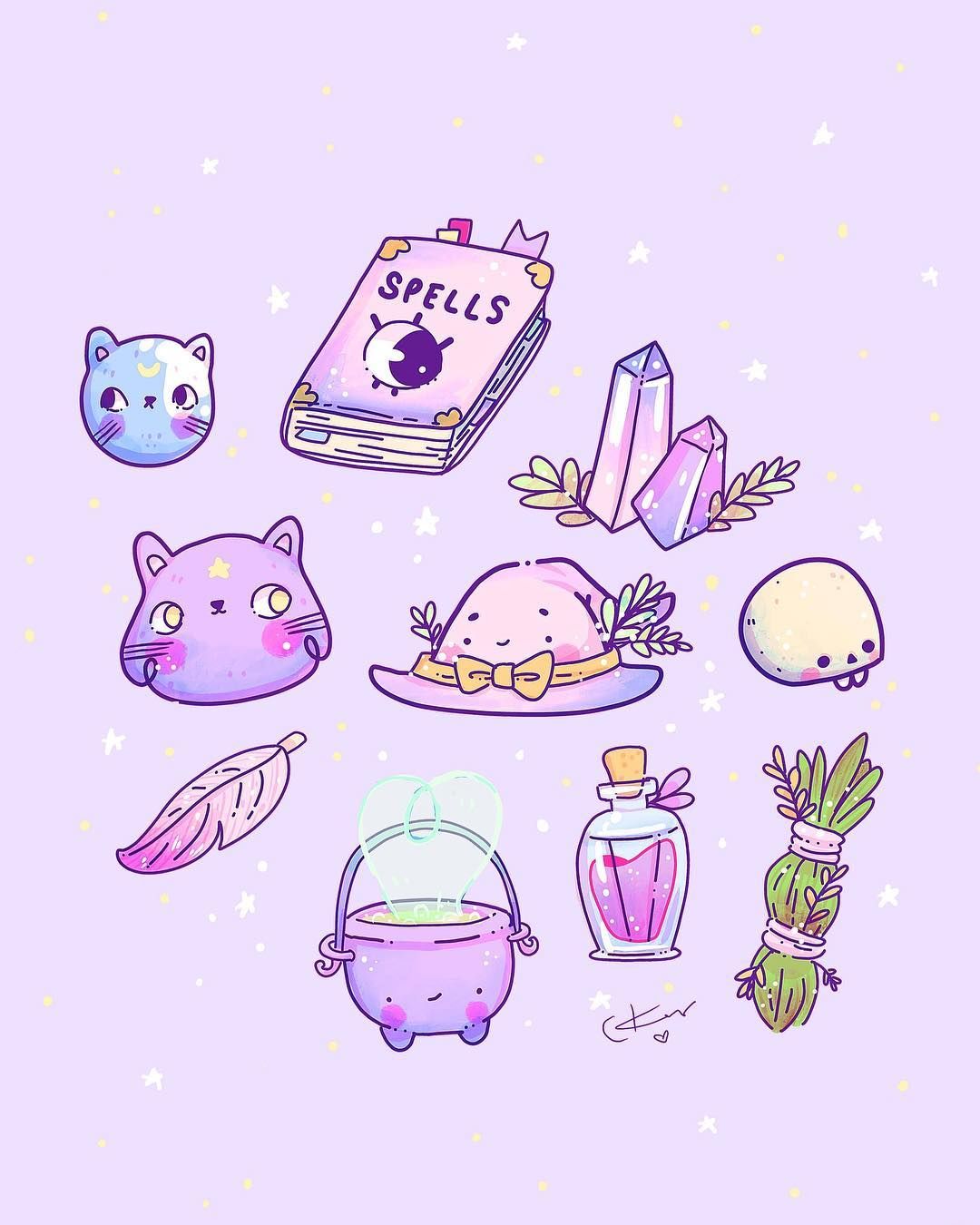 Hehehehe Pastel Witch Re Wallpaper