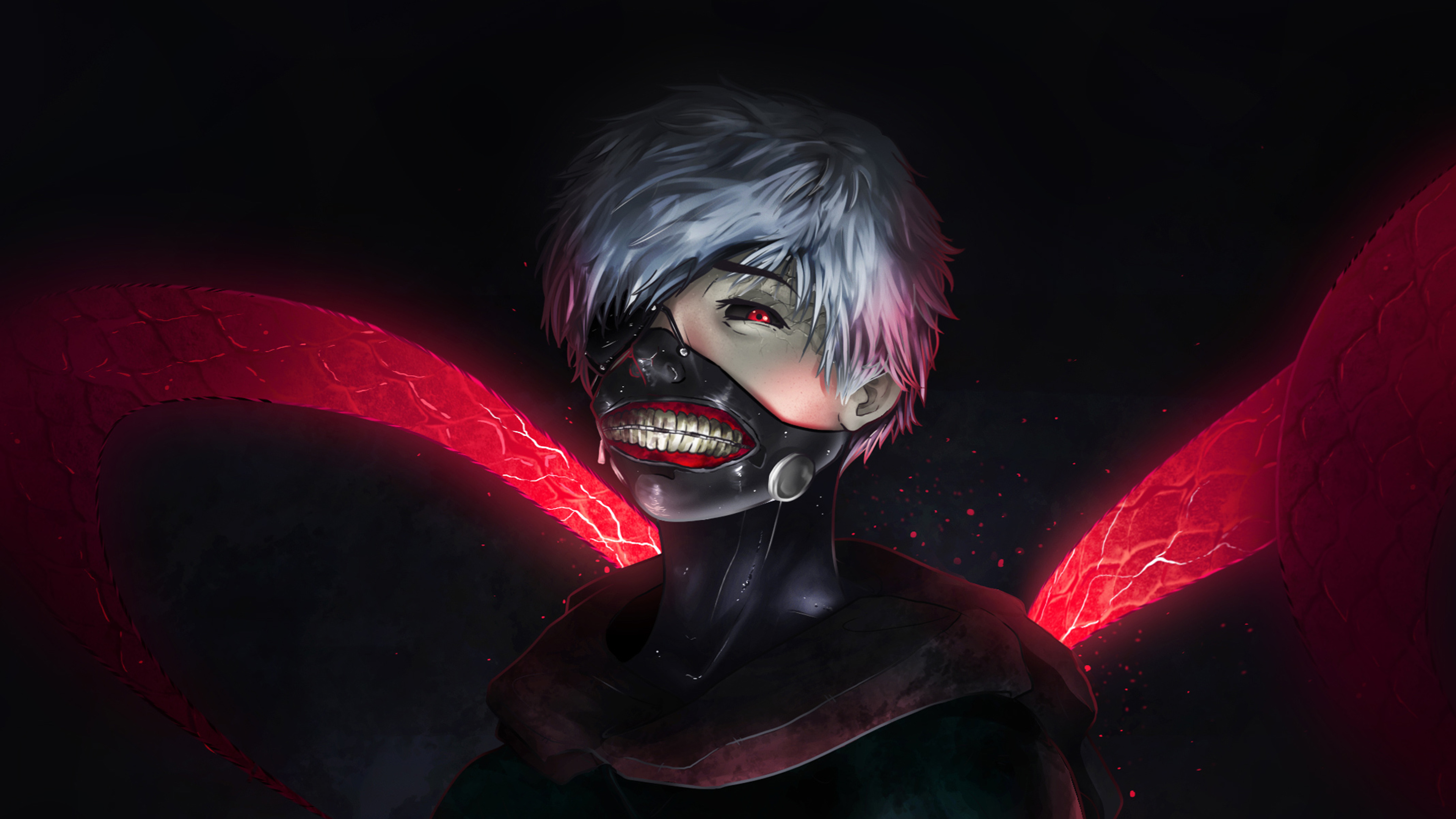 Tokyo Ghoul Ken Kaneki Art 4k HD Wallpaper Image Photos And Picture