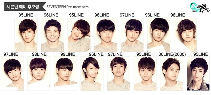 Seventeen Seventeen Soon to Debut Seventeen kpop idols 17 member