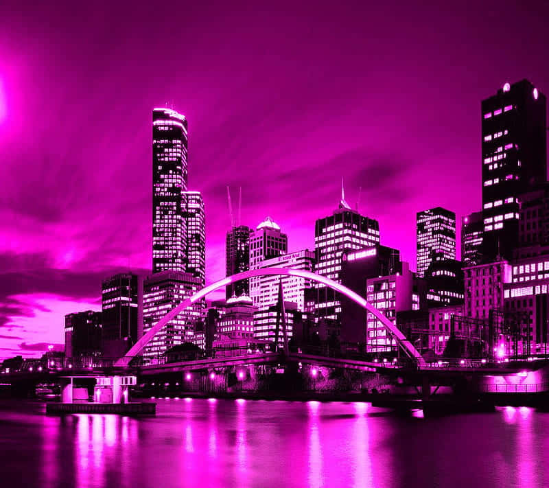 Pink City Wallpaper