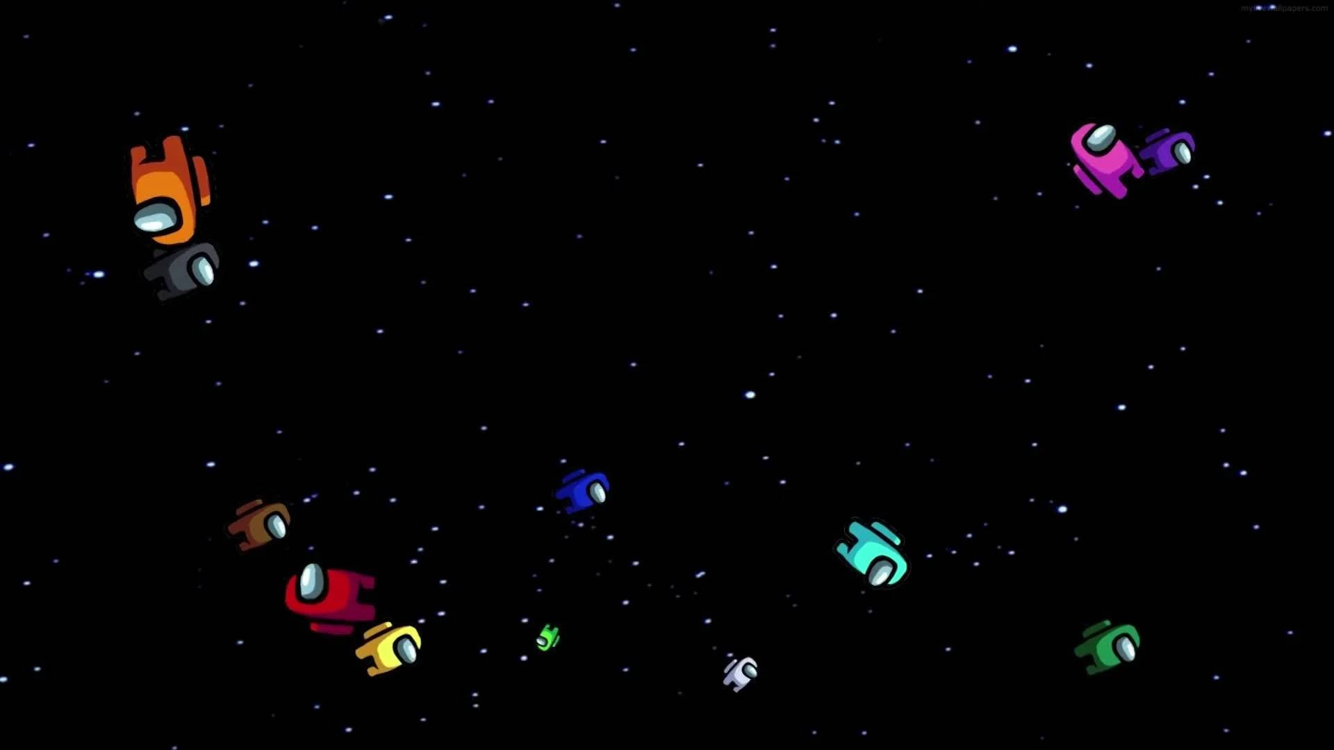 Among Us Space Wallpaper