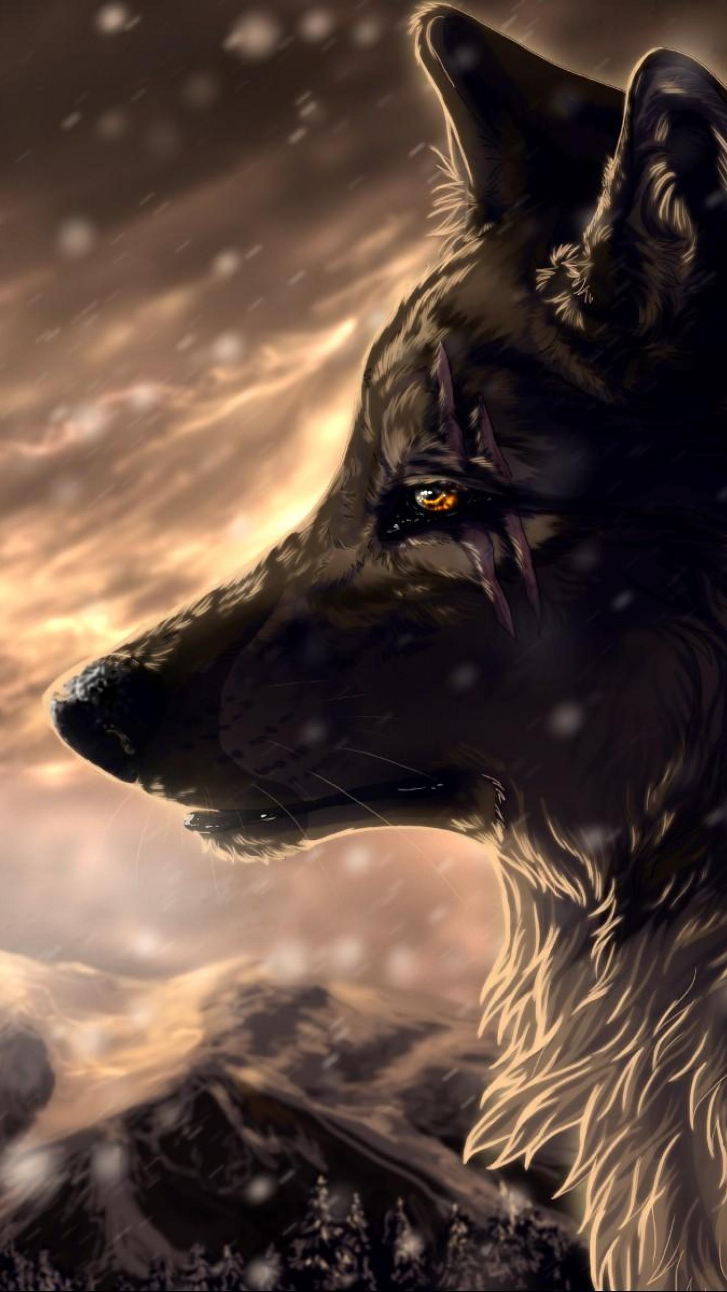 Wolf Anime HD Wallpaper Desktop Background Mobile