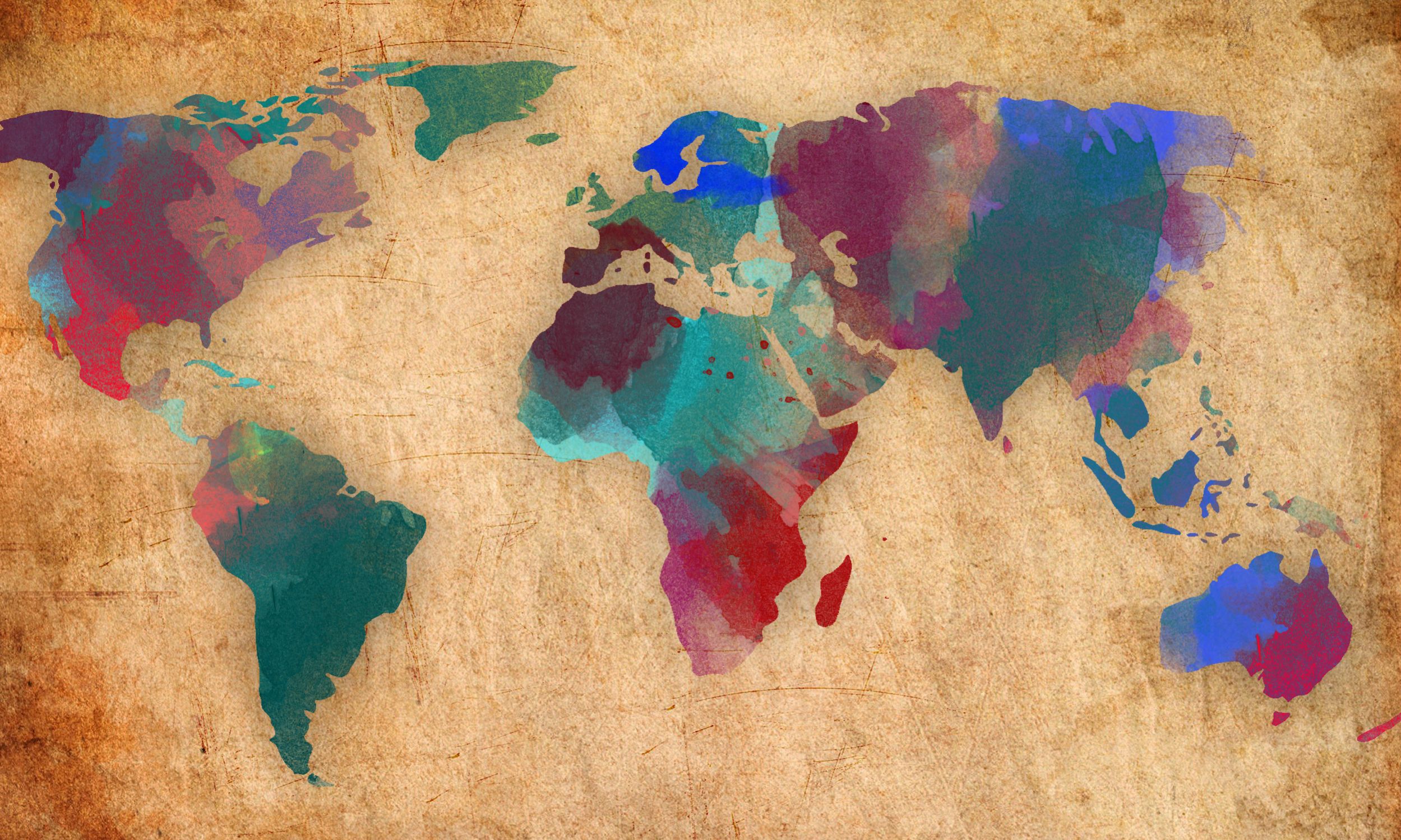 World Map Wallpaper HD