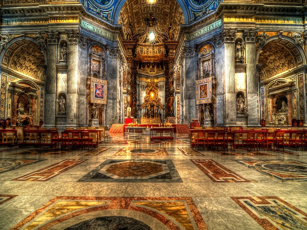 St Peter S Basilica Inside Wallpaper Spiritaul Peters