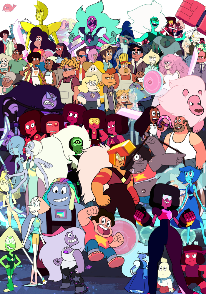 Made My Own Steven Universe Background With Every Character