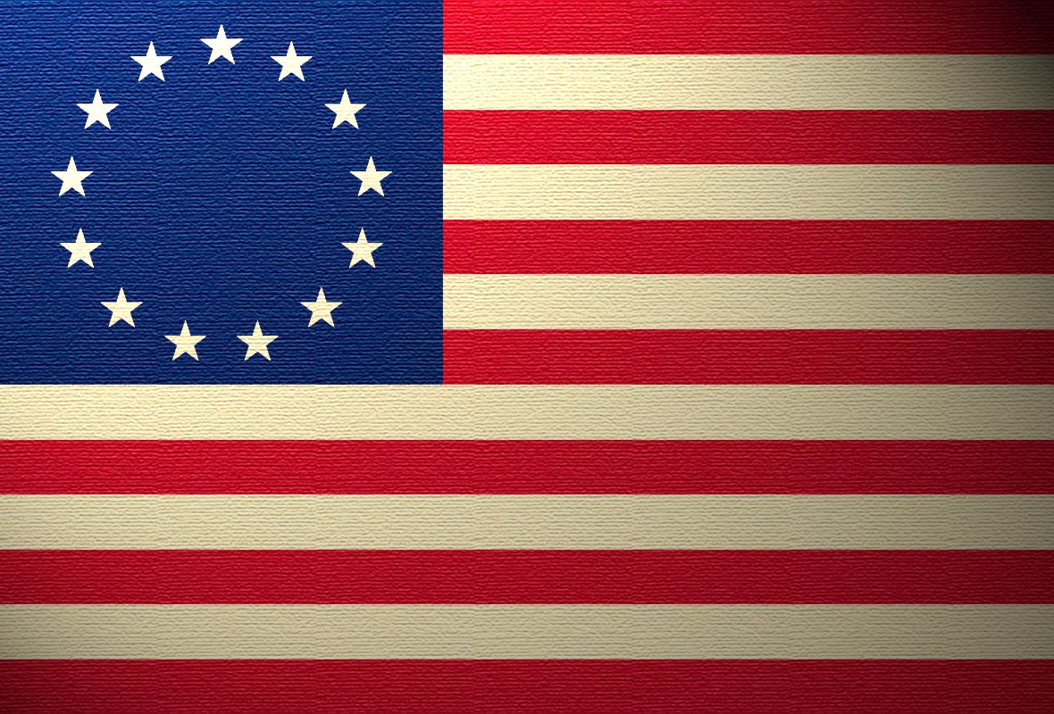 The First American Stars and Stripes Fla wallpaper
