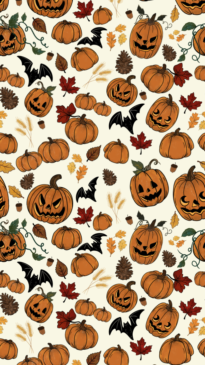 Free download Fall Pumpkins iPhone Wallpaper [844x1500] for your Desktop,  Mobile & Tablet | Explore 27+ Pumpkin Aesthetic Wallpapers | Pumpkin  Backgrounds, Pumpkin Wallpaper, Pumpkin Wallpaper Free