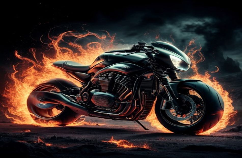 Ghost Rider Bike Wallpaper