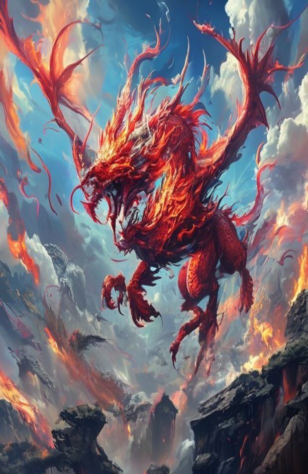 Red Dragon Gaming Wallpaper