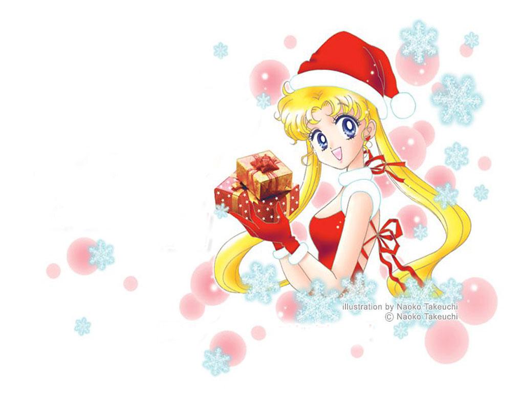 Moonkitty Sailor Moon Christmas Special Wallpaper
