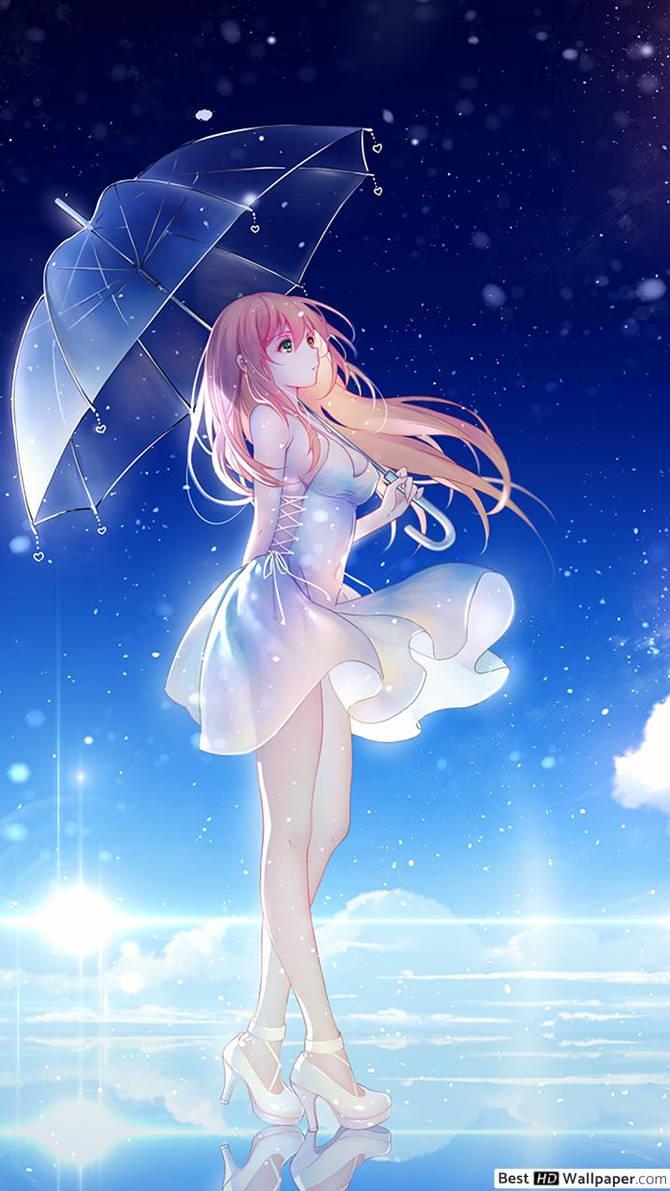 Beautiful Anime Girl Wallpaper Phone By