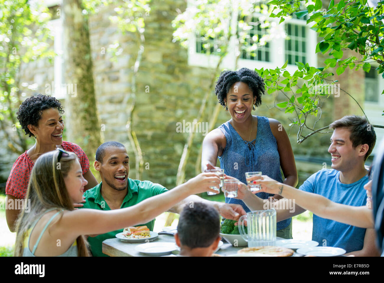 Mixed race family teenager hi res stock photography and images   Alamy