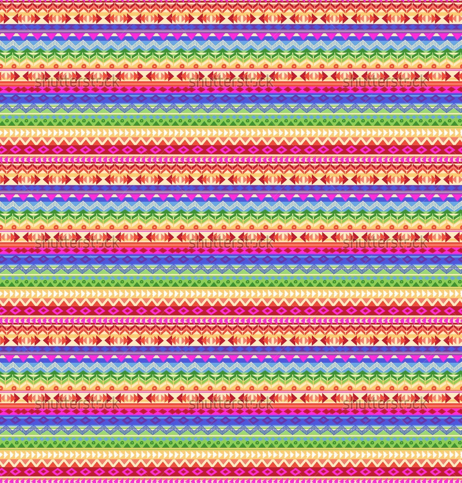 Aztec Patterns Wallpaper Example Of Rainbow