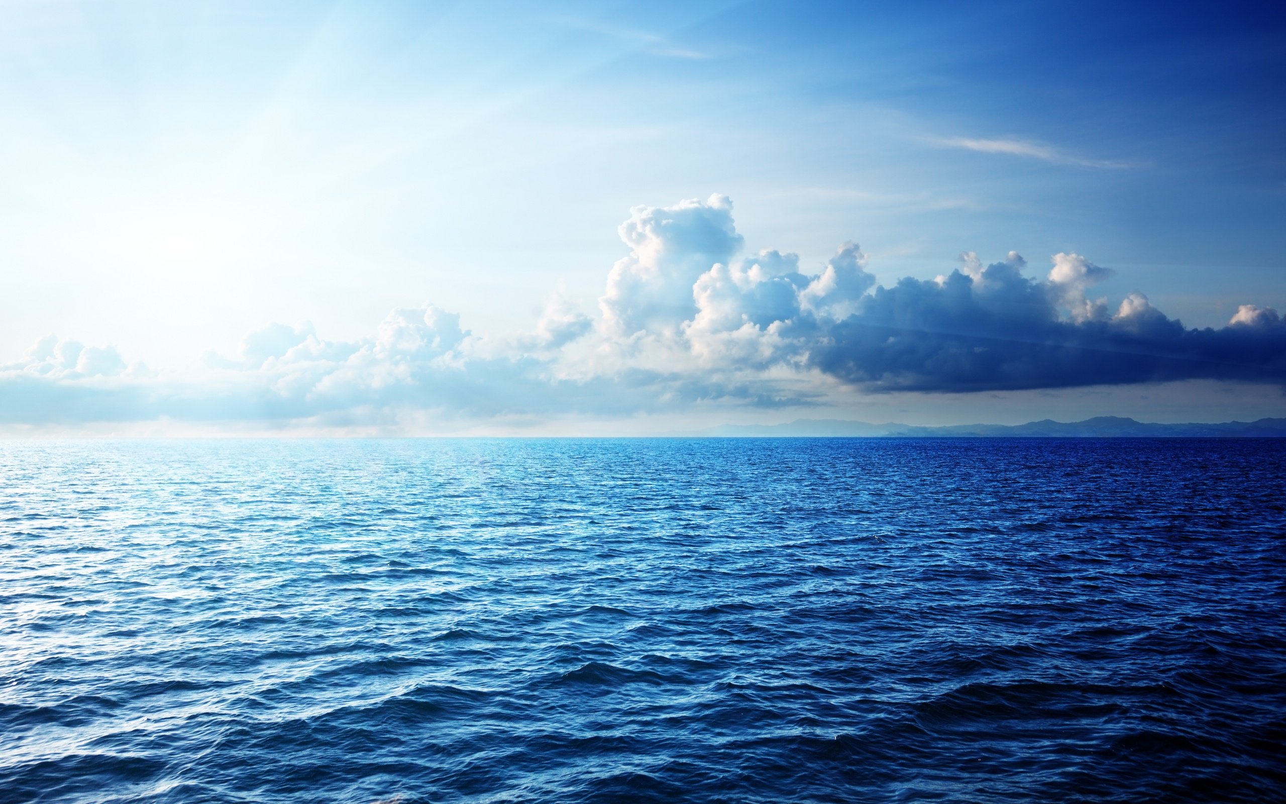  sky caribbean sea beautiful nature sunlight ocean wallpaper background 2560x1600