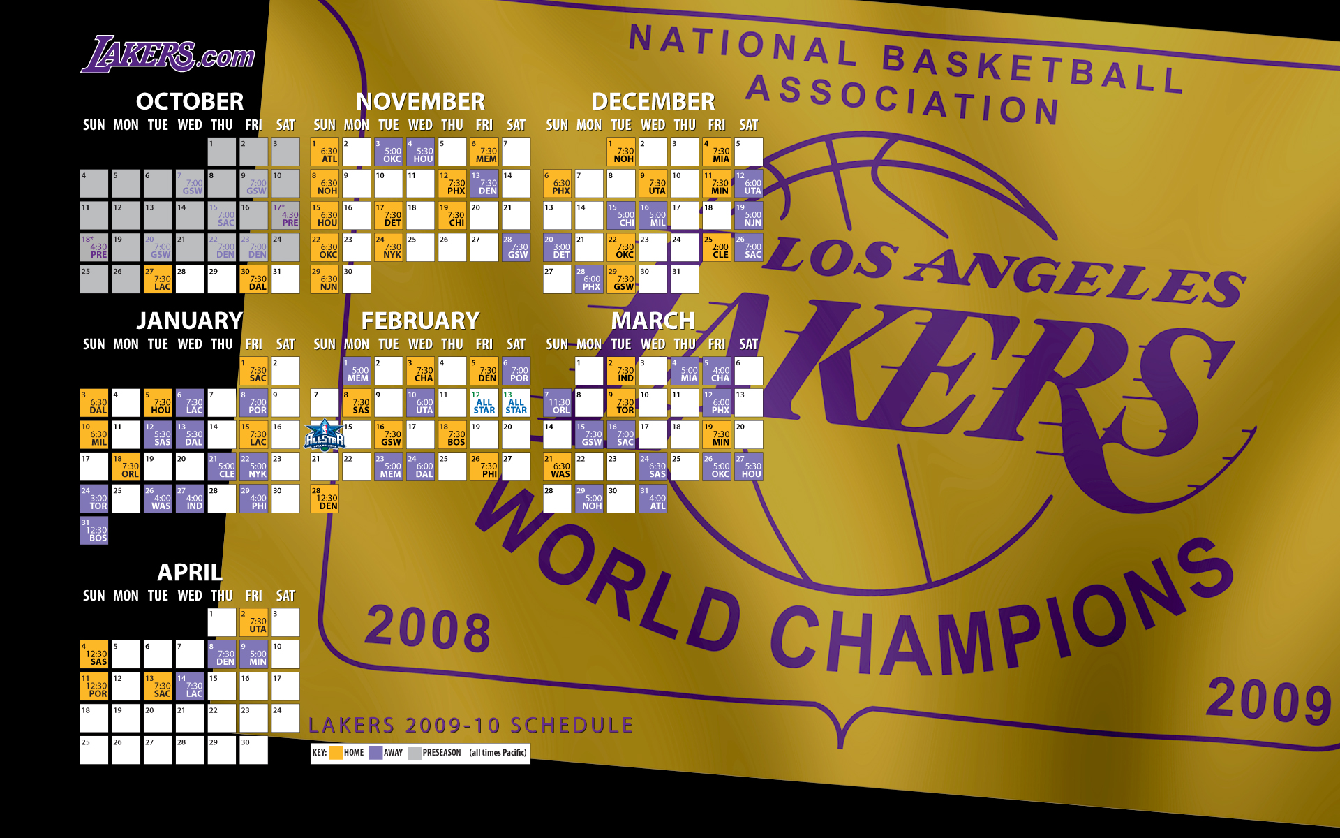 Lakers S January Schedule Wallpaper