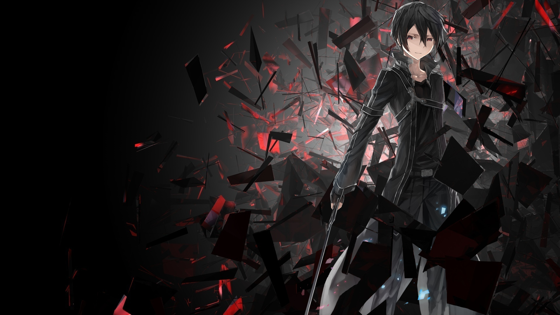 Kazuto Kirigaya Kirito Anime Sword Art Wallpaper