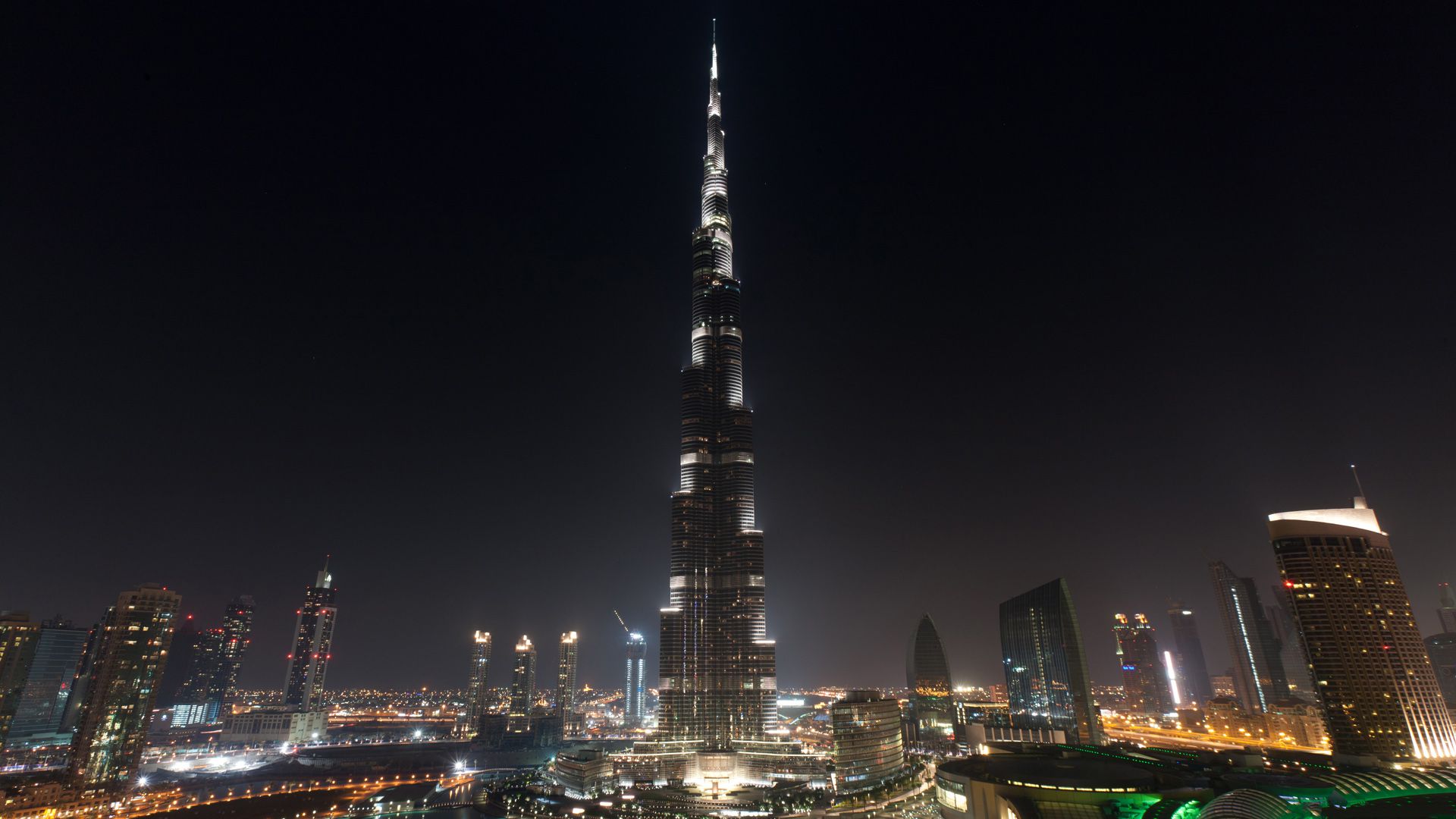 Burj Khalifa Night Wallpaper Travel HD