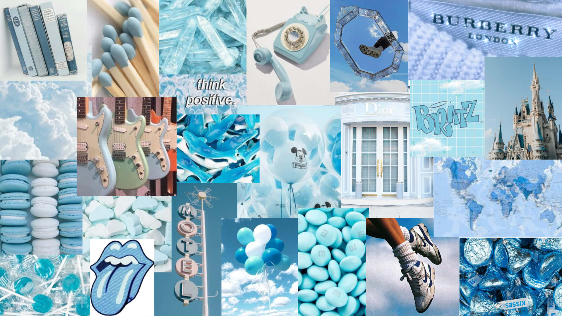 Pastel Blue Aesthetic Wallpaper