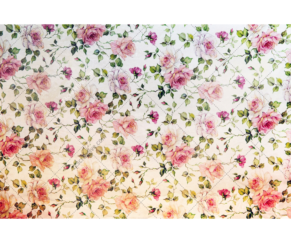 Vintage Floral Print Wallpaper Paper Textures Stock