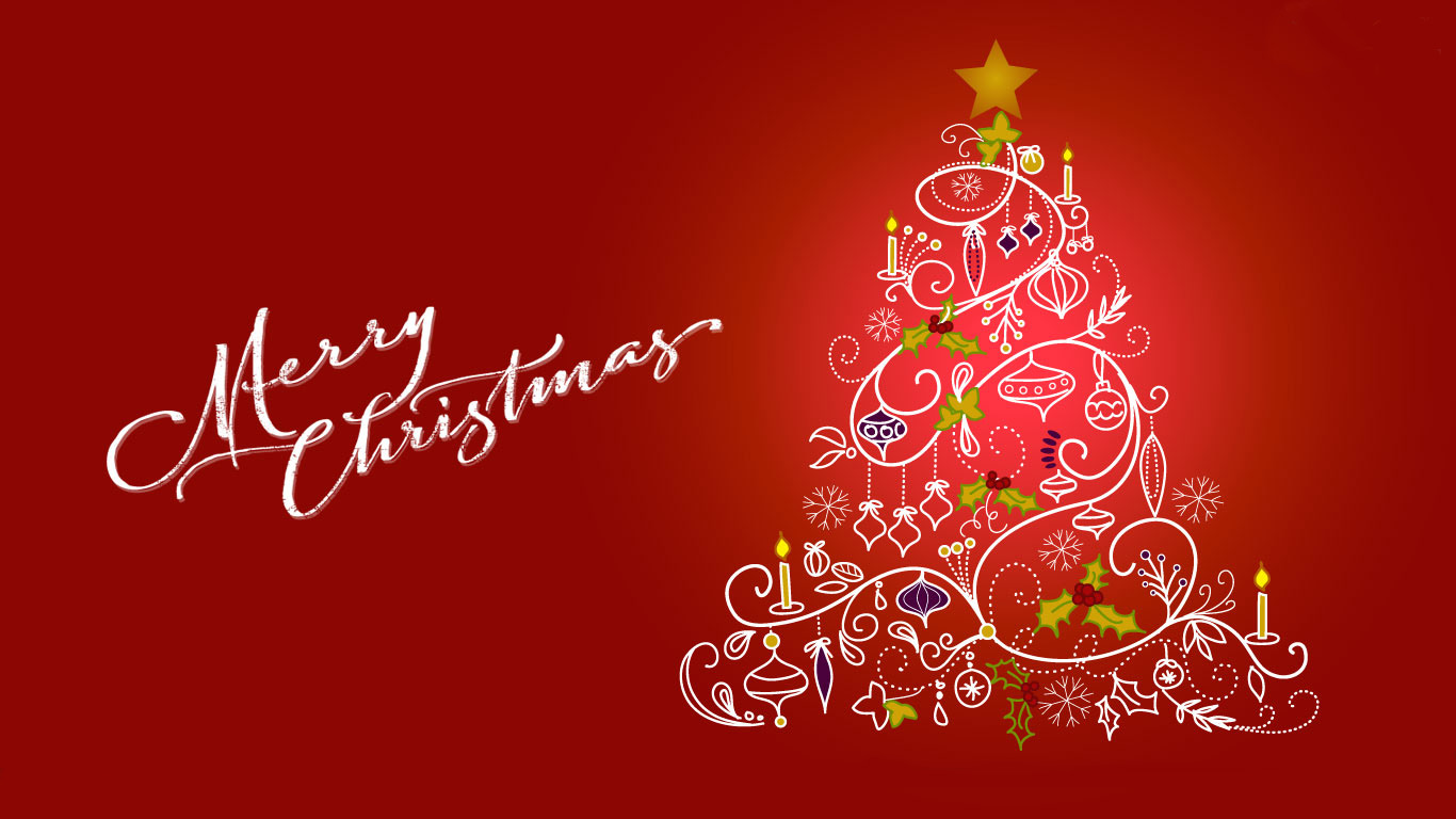 Christmas N New Year Wallpaper Happy