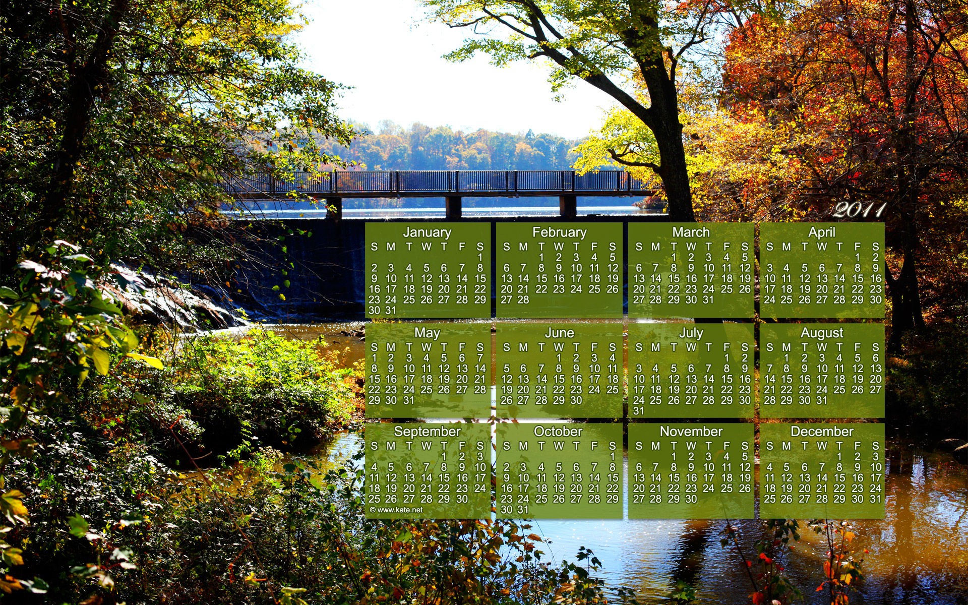 Wallpaper Calendar Screensaver