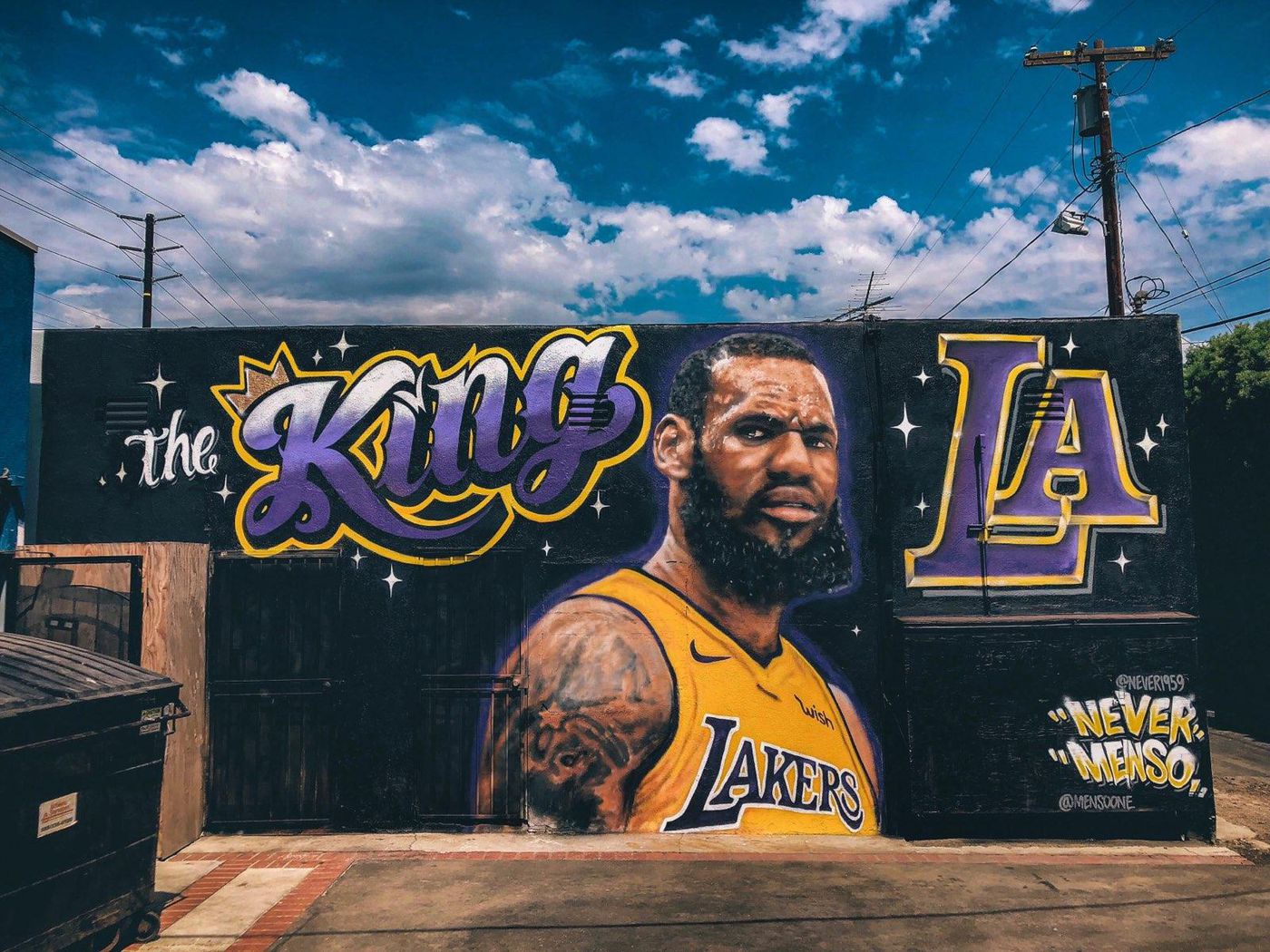 Someone Defaced Lebron James Mural Outside A Venice Restaurant