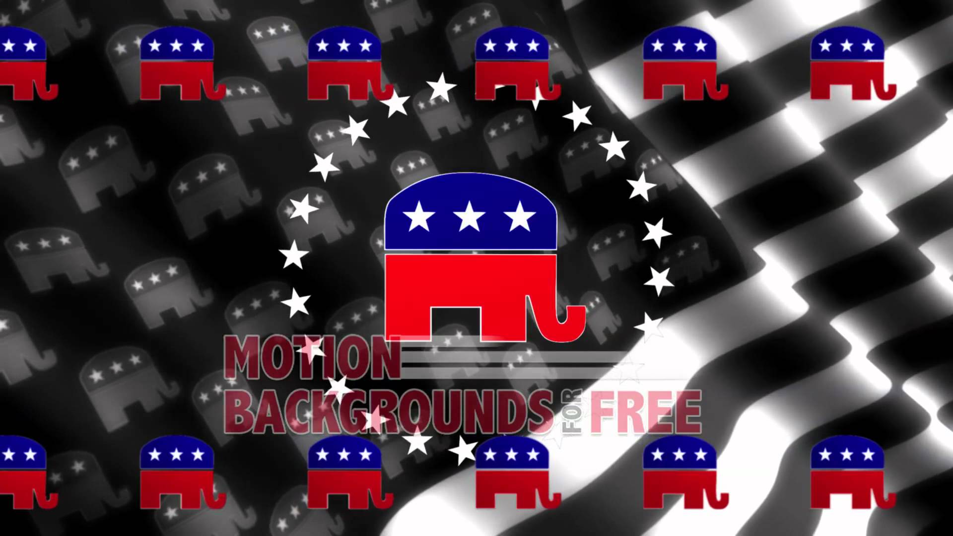 Political Background Republican Elephant