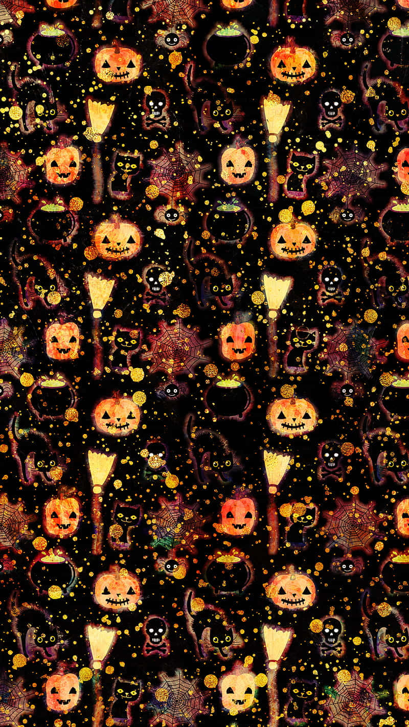 Fun Cute Pumpkin iPhone Wallpaper