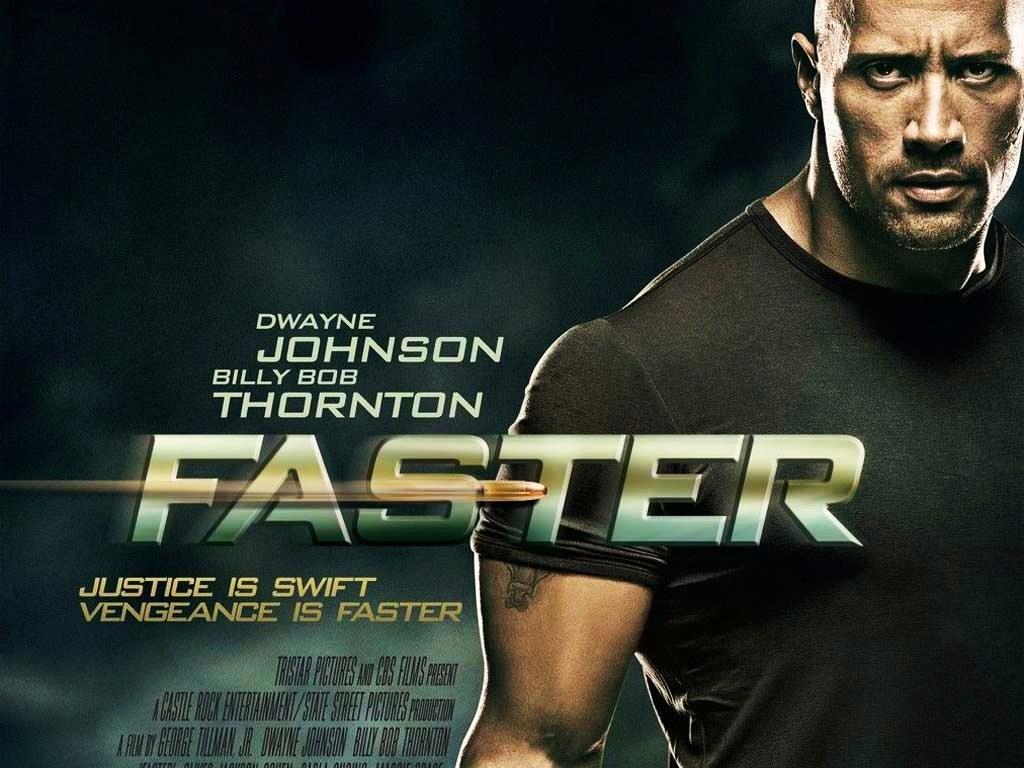 Faster Dwayne The Rock Johnson Wallpaper