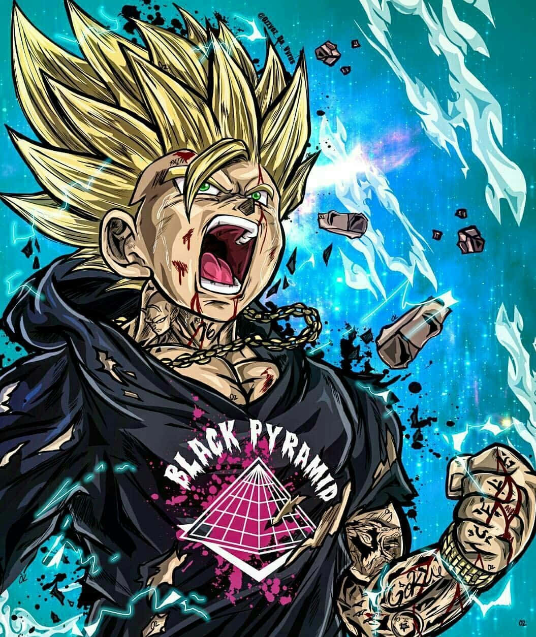 Show Your Power And Represent Love For Dope Dragon Ball Wallpaper
