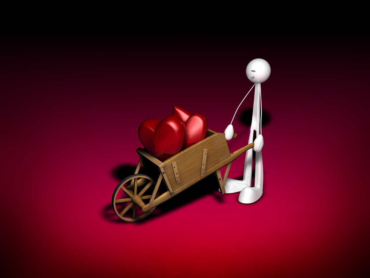 Funny Cartoon Love Wallpaper
