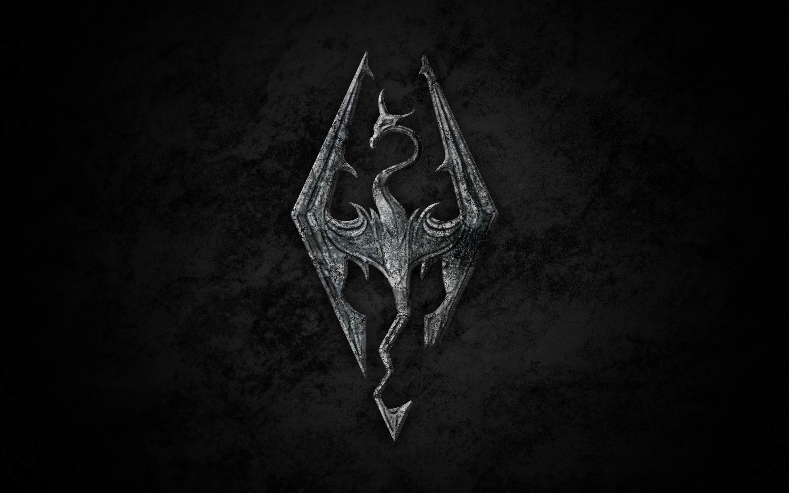 Skyrim Logo Wallpaper Background