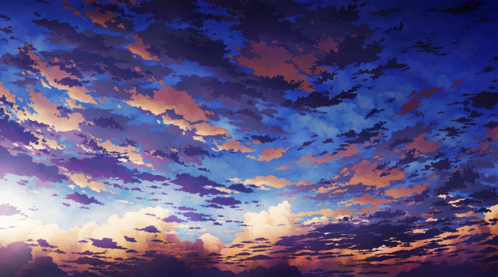 Sky Anime Background 1600x889