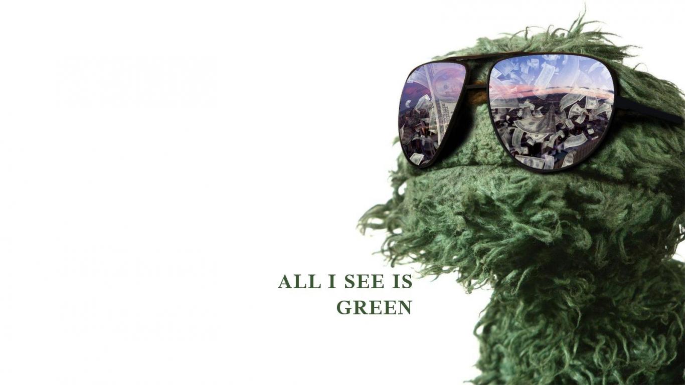 Oscar The Grouch High Quality And Resolution Wallpaper