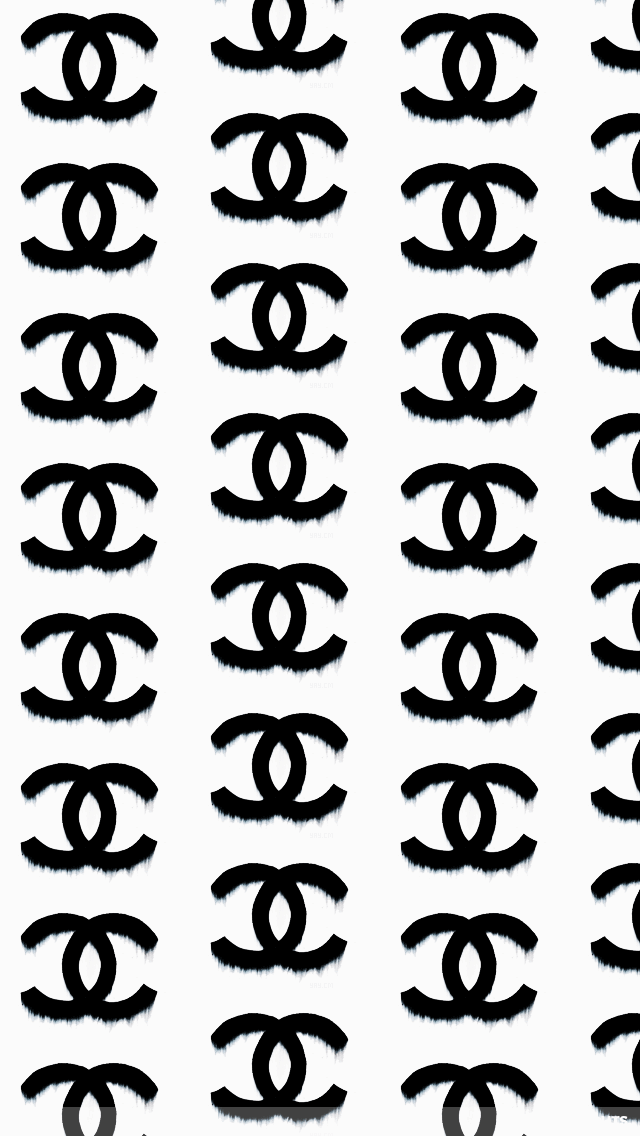 Smudged Chanel iPhone Wallpaper Fashion