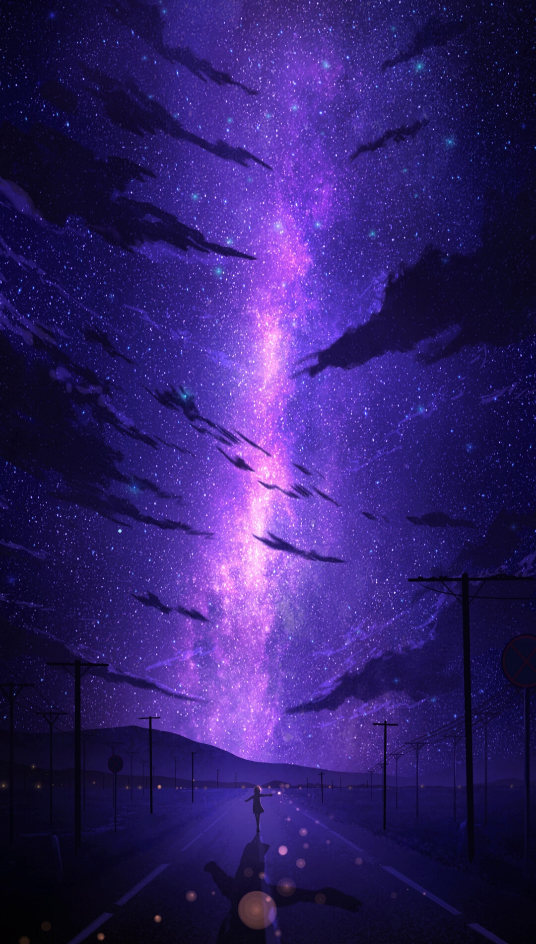 Purple Galaxy Wallpaper