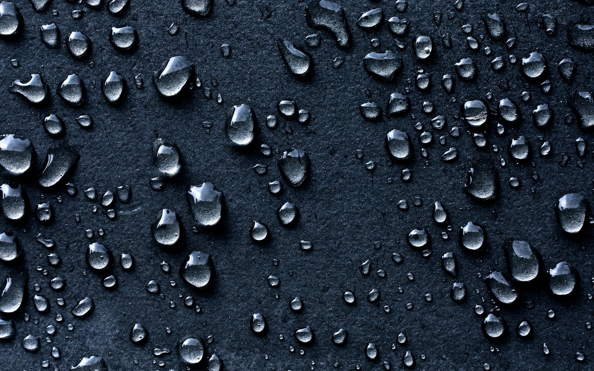 Water Drops On Glass HD Wallpaper