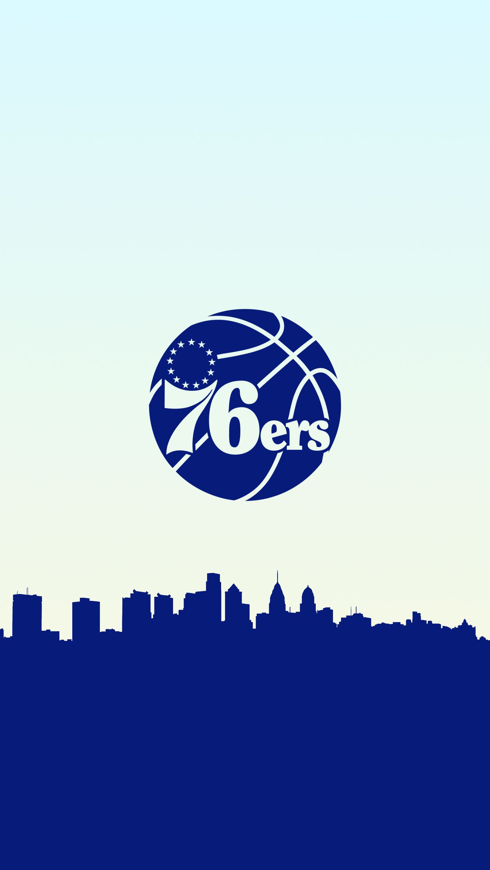 Philadelphia 76ers Basketball Phone Background