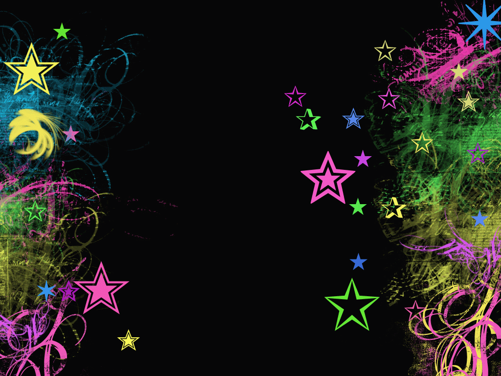 Rainbow Stars Rave Design Graphic Hk Extra S