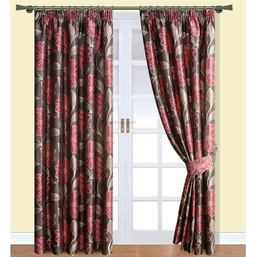 Matching Curtains Bedspread And Awesome Wallpaper Auto