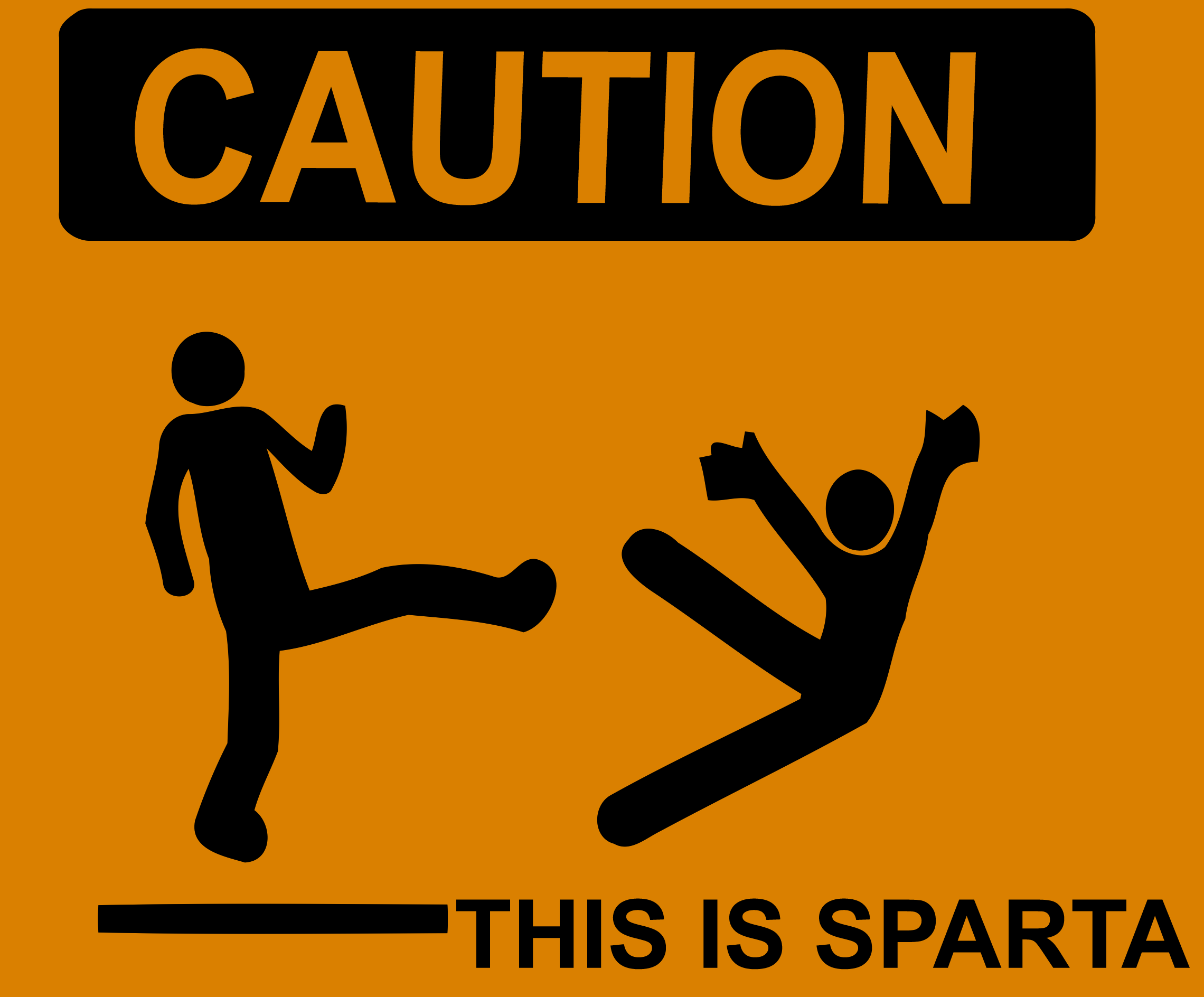 Sparta Caution Wallpaper Hq