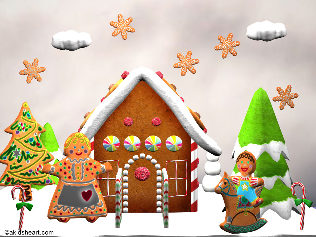 Christmas Gingerbread House Clipart
