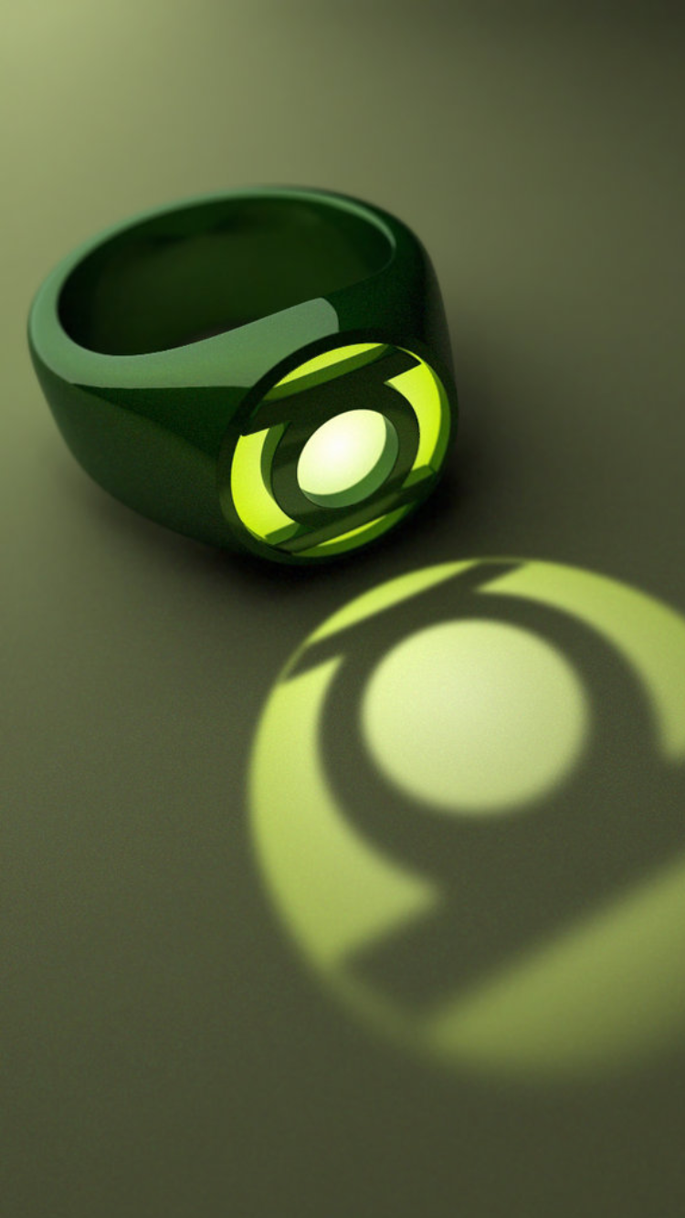 Green Lantern Ring iPhone Wallpaper Heroes Villains
