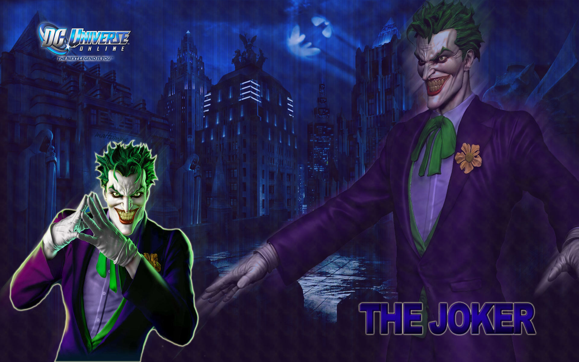 Games Wallpaper Joker Dc Universe Online