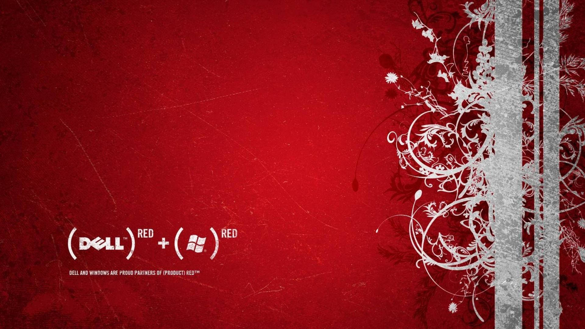 Product Red And Dell HD Art Wallpaper
