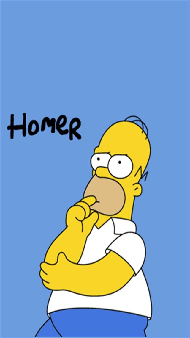 Homer Simpson HD iPhone Wallpaper S 3g