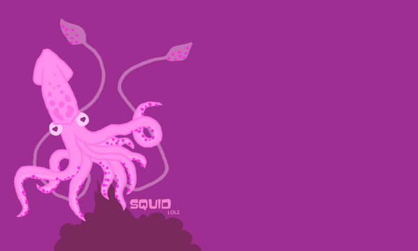 Squid Wallpaper by Drakitha 600x360